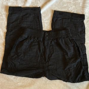 Free People movement cropped wide leg pants